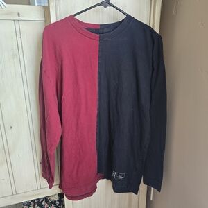 Hollister Charcoal Long Sleeve Top